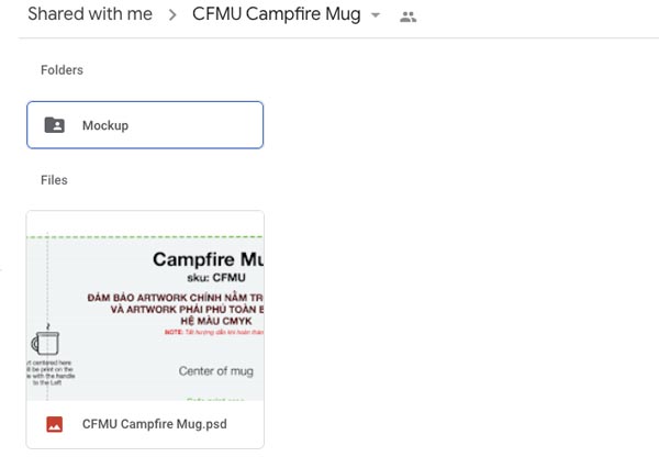 merchize custom enamel mug template