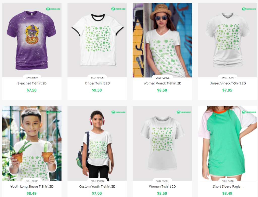 Top shirts with high demand