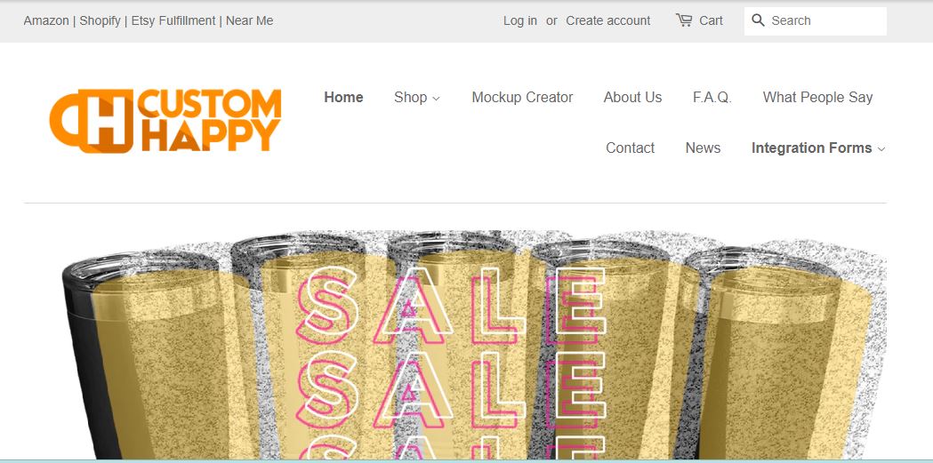 Customhappy website