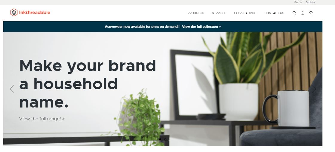 Inkthreable website