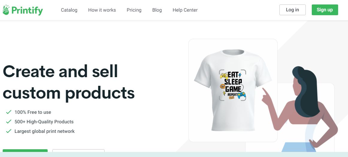 Printify website