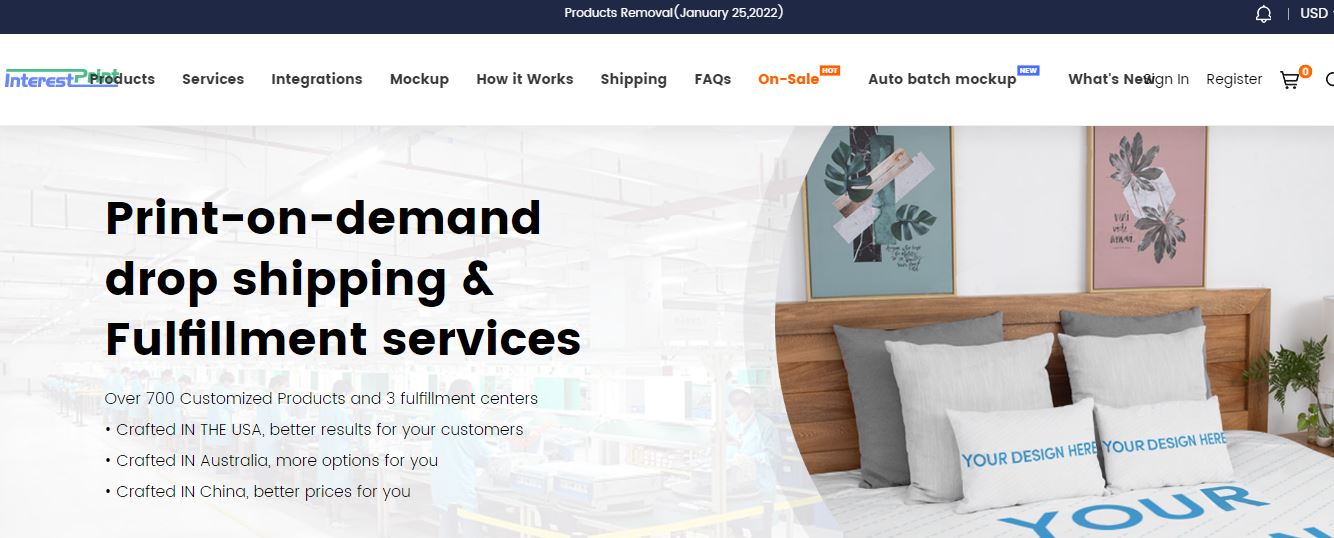 Interestprint website