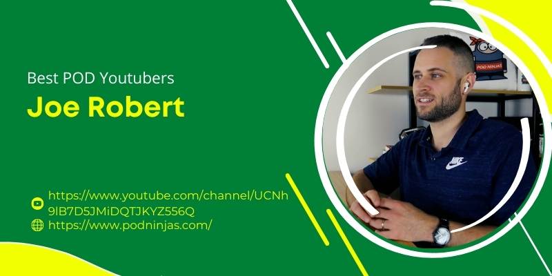 Joe Robert best print on demand youtuber