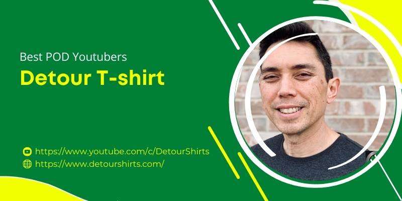 best print on demand youtuber detour t shirt