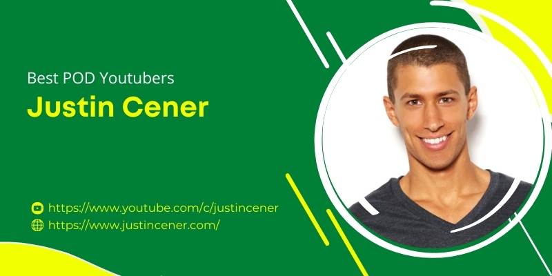 best print on demand youtuber justin cener