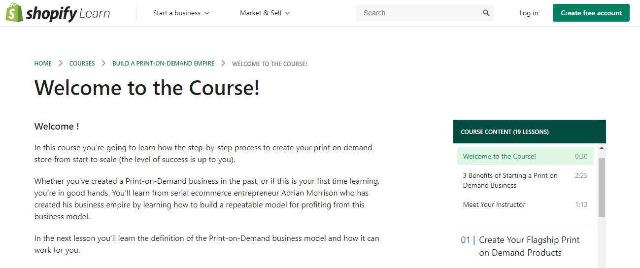 build pod empire course