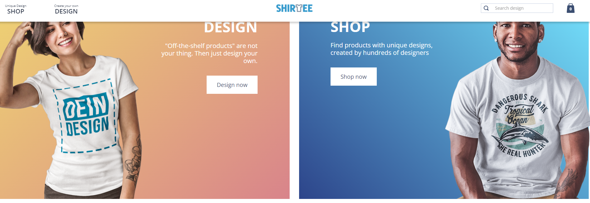 Shirtee Squarespace integration