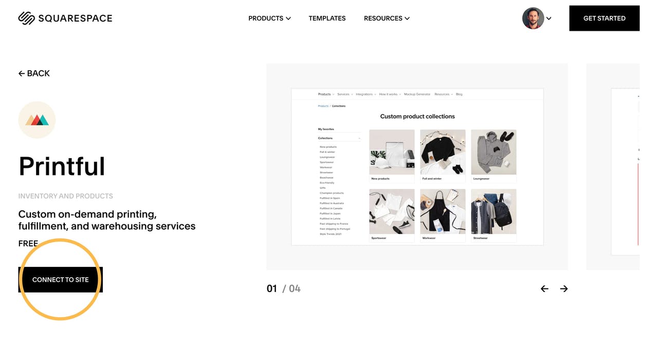 best print on demand for squarespace
