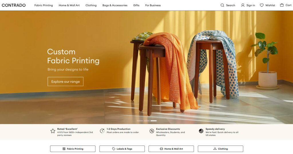 contrado plus size print on demand companies