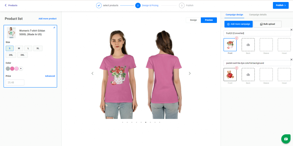 merchize's mockup generator