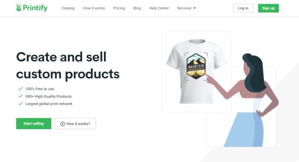 printify website