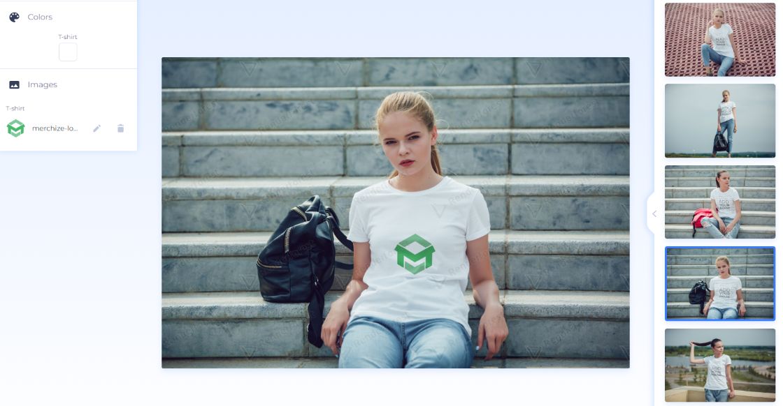 renderforest t-shirt mockup maker