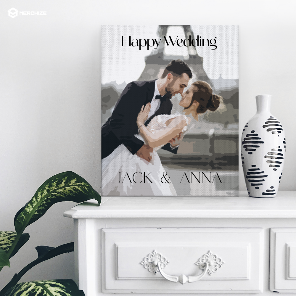canvas wedding