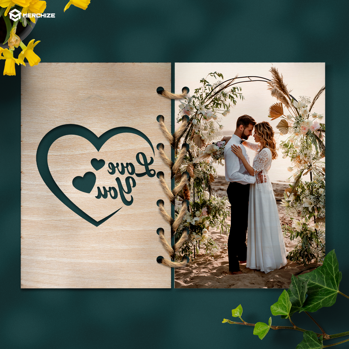wooden card