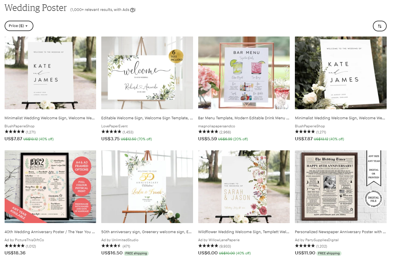wedding poster