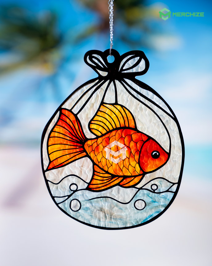 wavy acrylic ornament texture