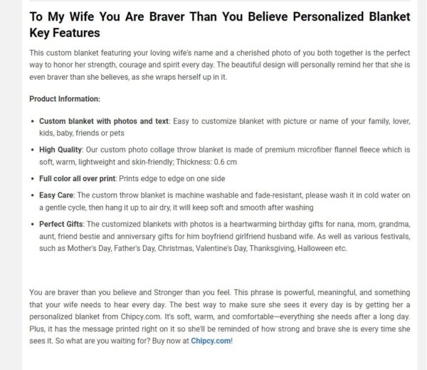 Product Decsription Example How to Write a Product Description That Sell (With Examples)