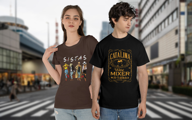 custom DTG t-shirt