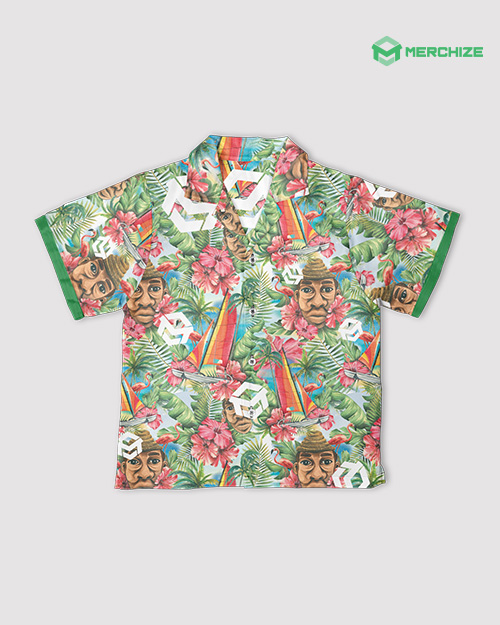 All-over Print Short-sleeve Hawaiian Shirt