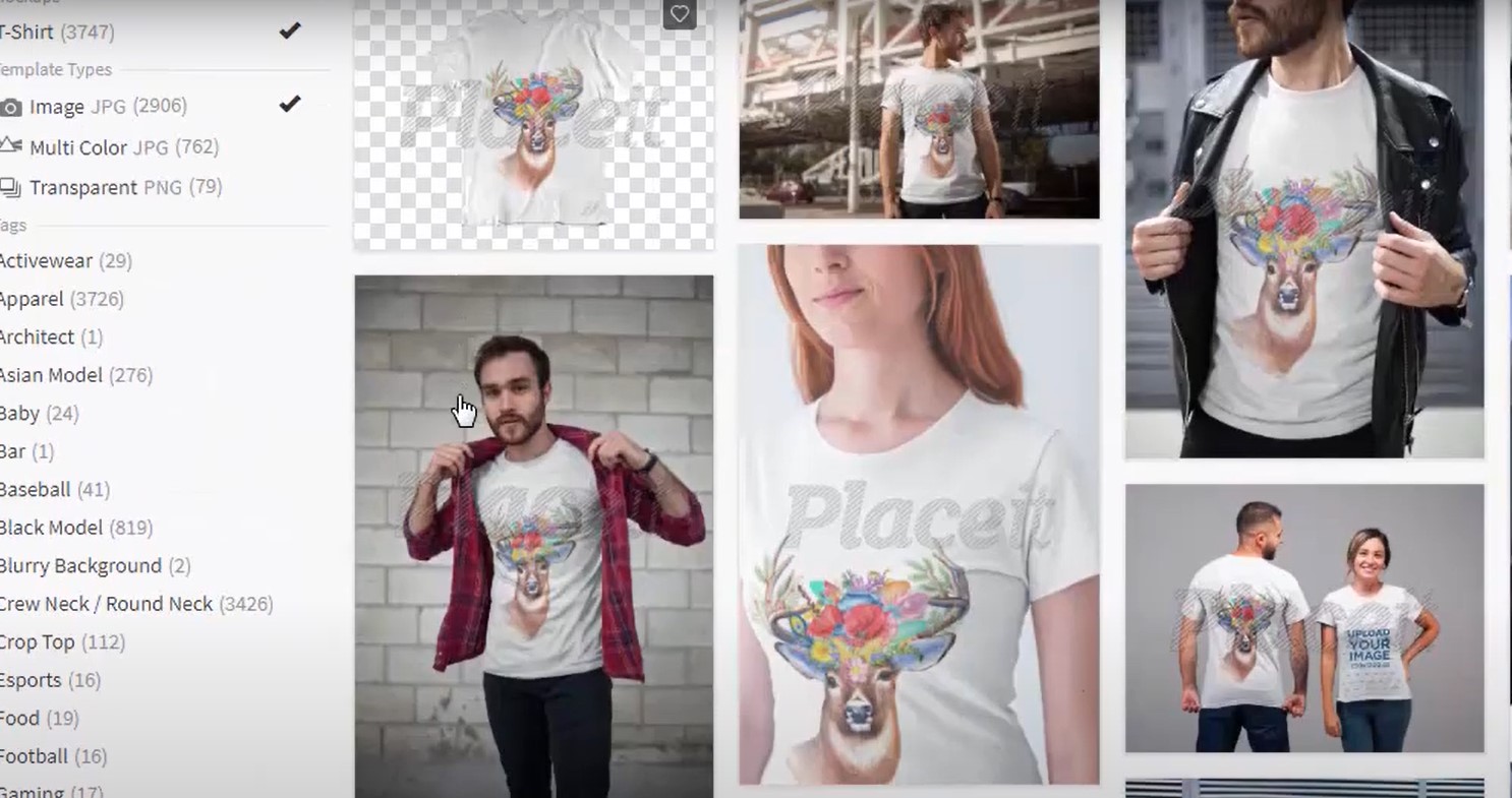 Choose Your Mockup and Finalize your product