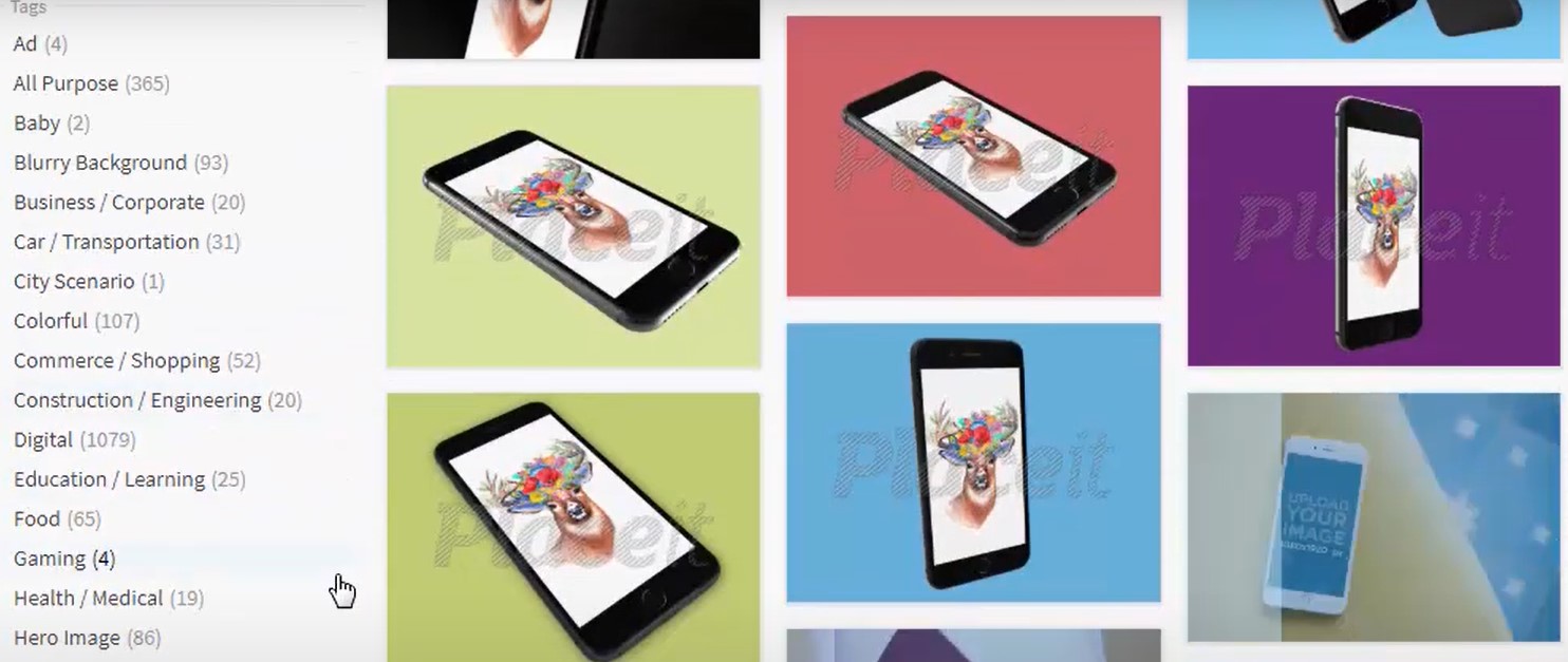 Choose Your Product On Placeit