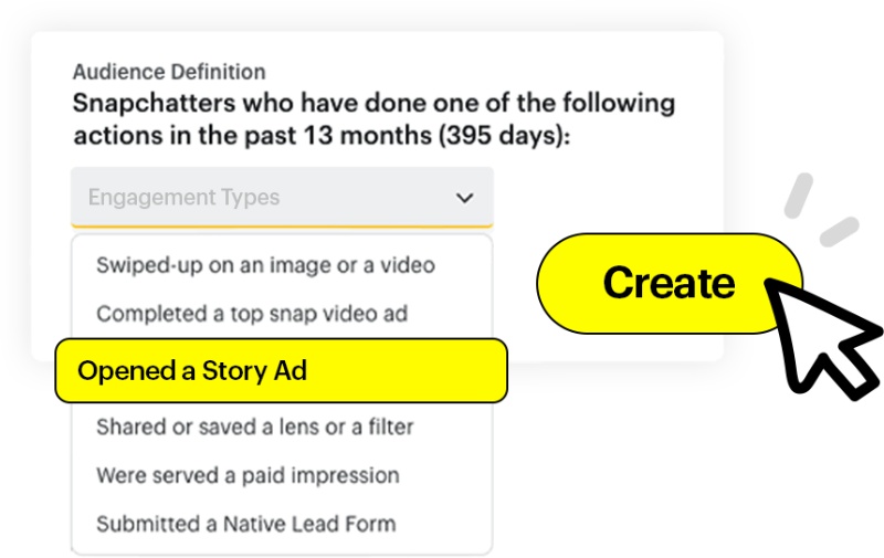 Ad Engagement Audience snapchat