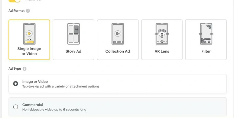 loại quảng cáo (ad types)