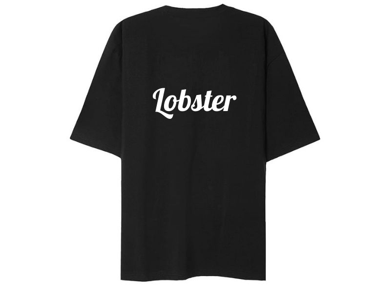 Lobster bold script T-shirt