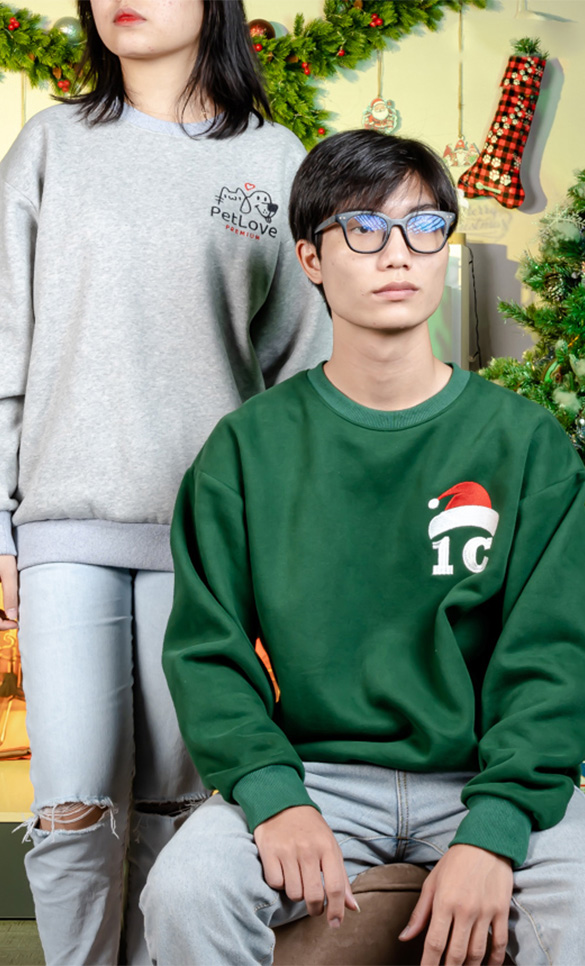 Custom Embroidery Is being worn on the body