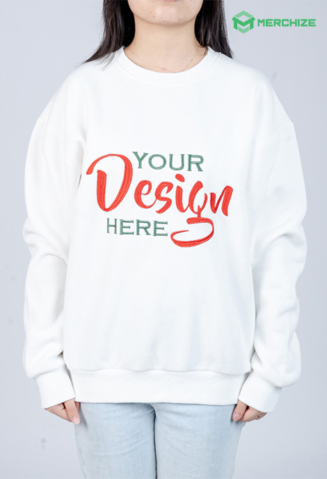 Embroidered Classic Unisex Sweatshirt