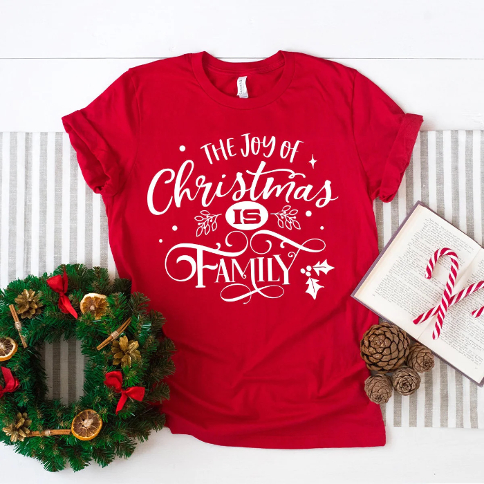 red christmas t-shirt