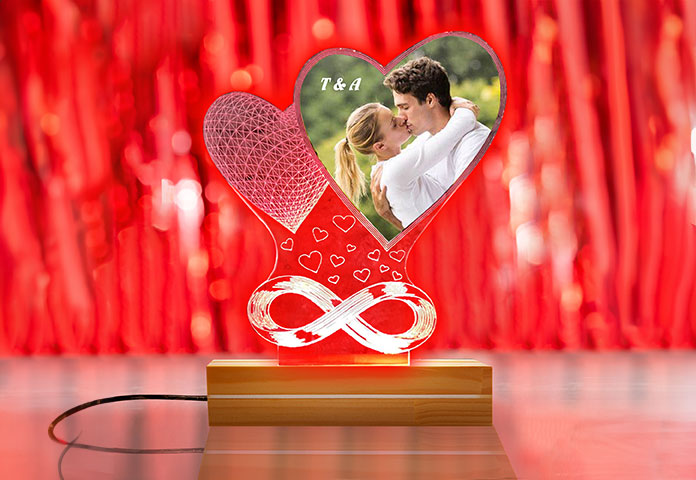 Personalized led night light