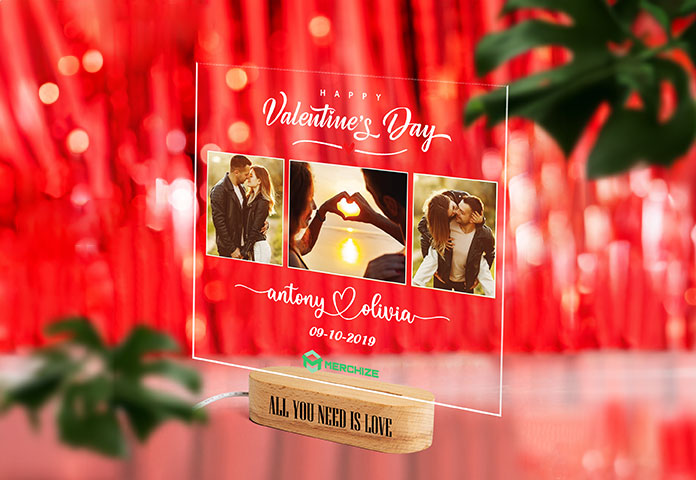 Personalized Name and Photo Night Light