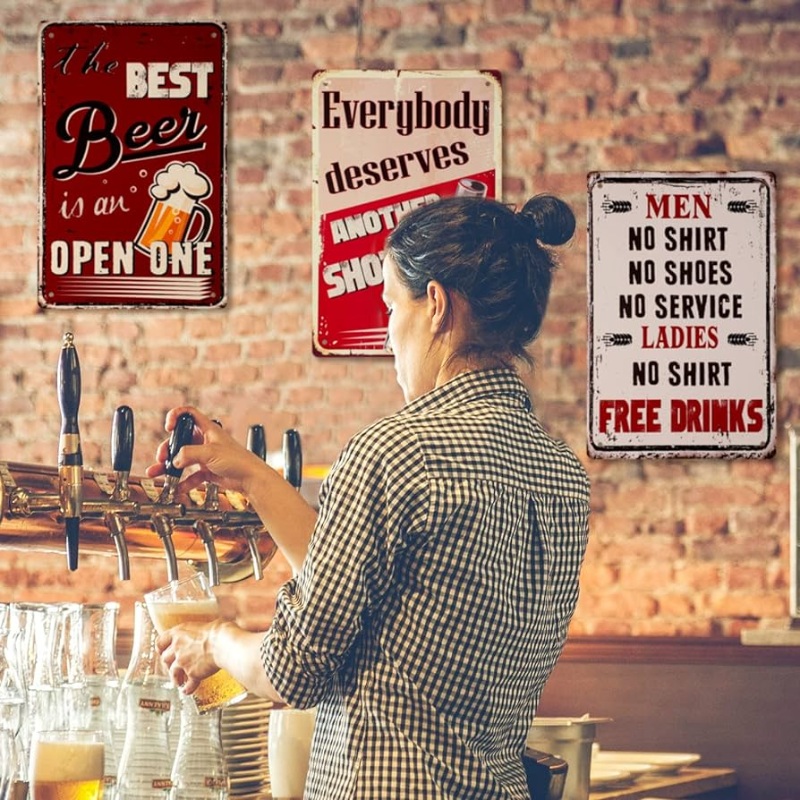 metal signs retro