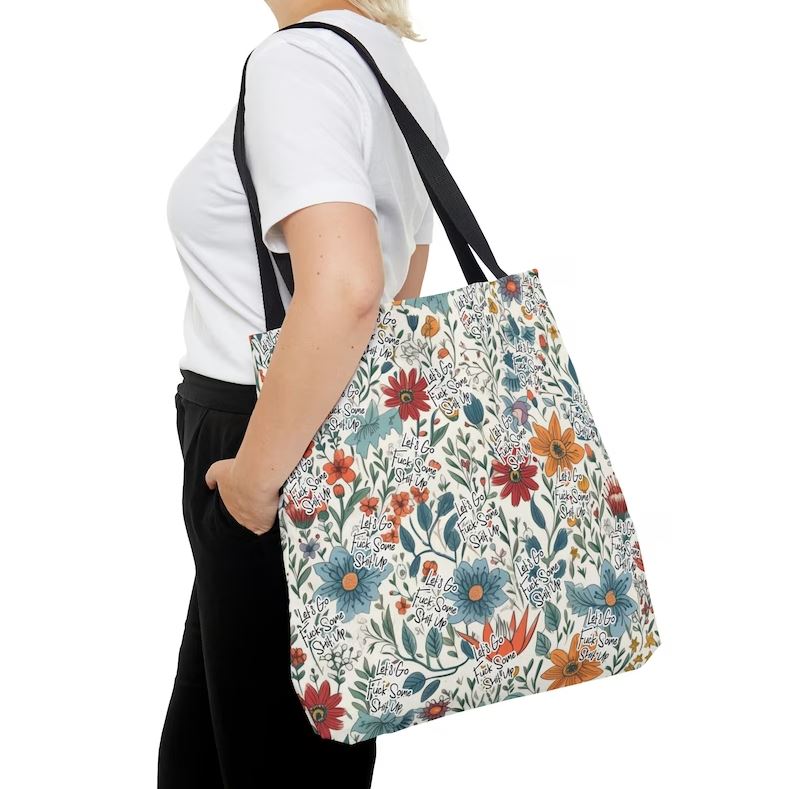floral tote bag ideas