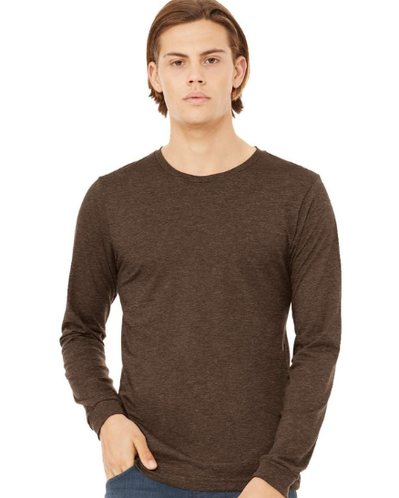 Unisex Jersey Long Sleeve Tee Bella Canvas 3501 (Made in US)