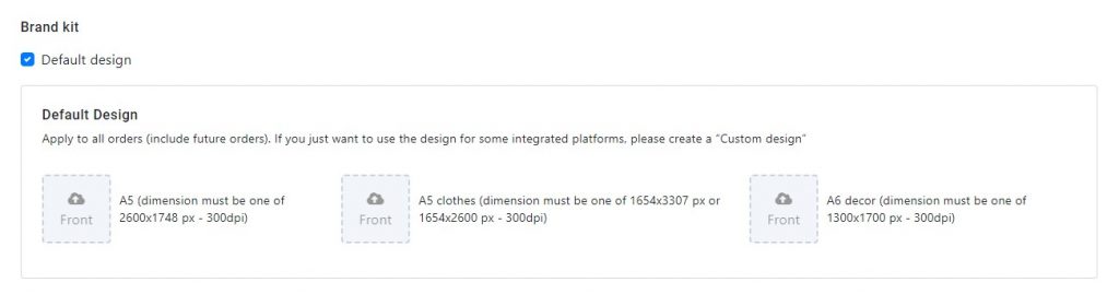 default design - brand kit