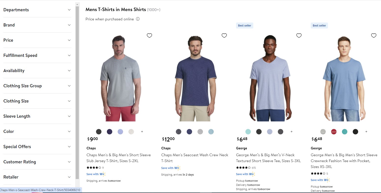 Walmart t-shirt