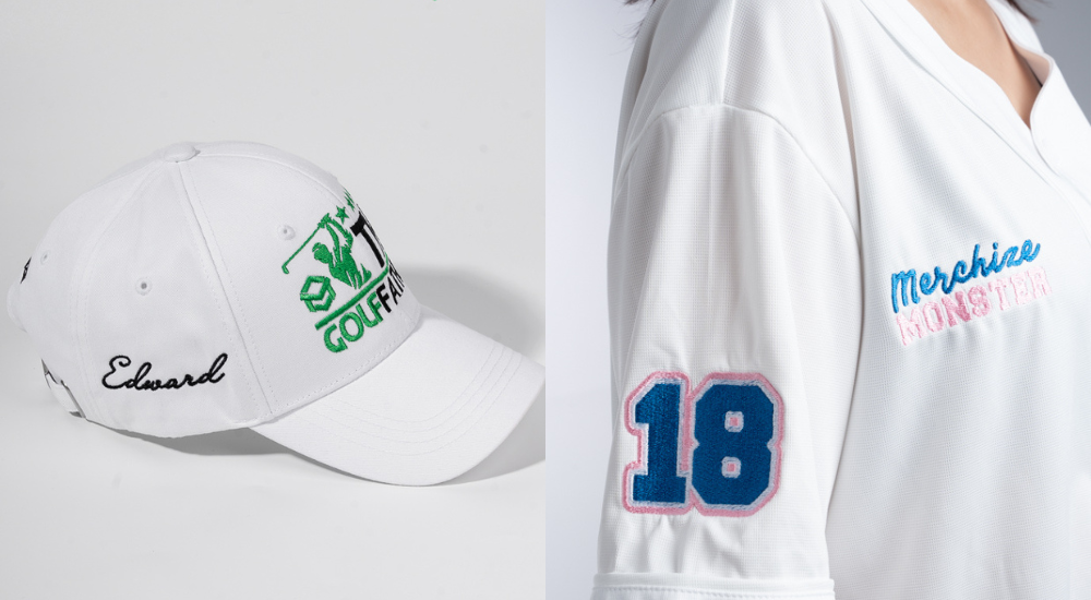 embroidered print on demand products