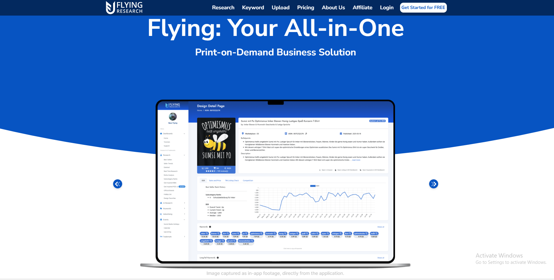 niche research tool for print on demand