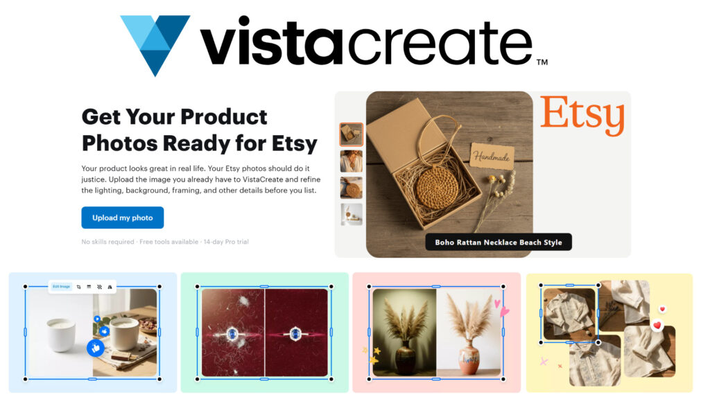 vistacreate for etsy