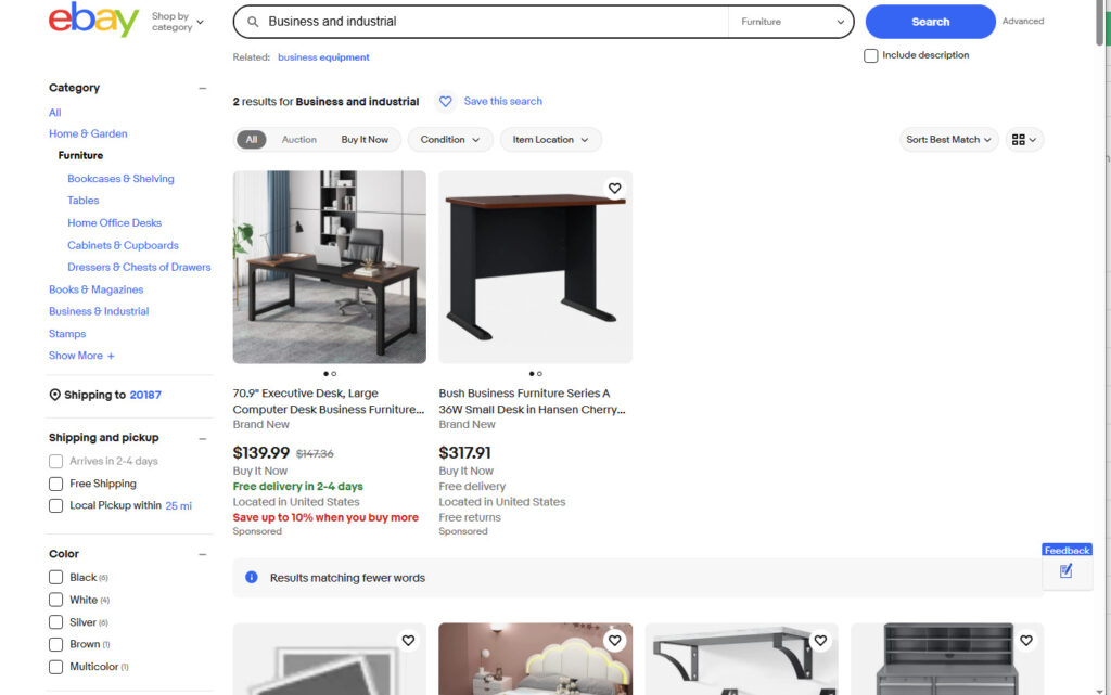 Business and industrial eBay