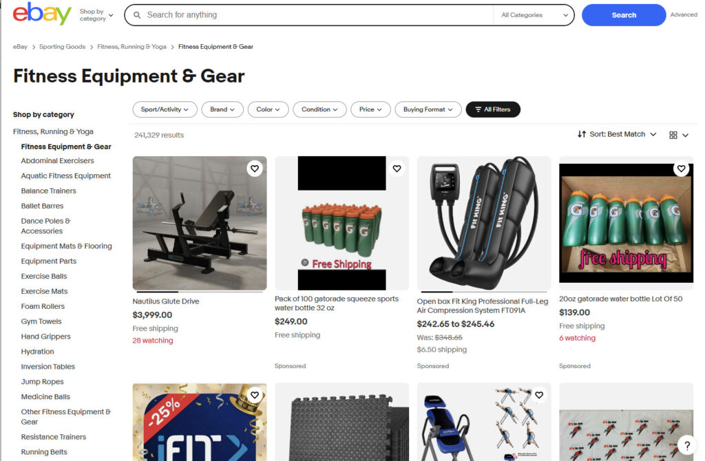 Fitness eBay