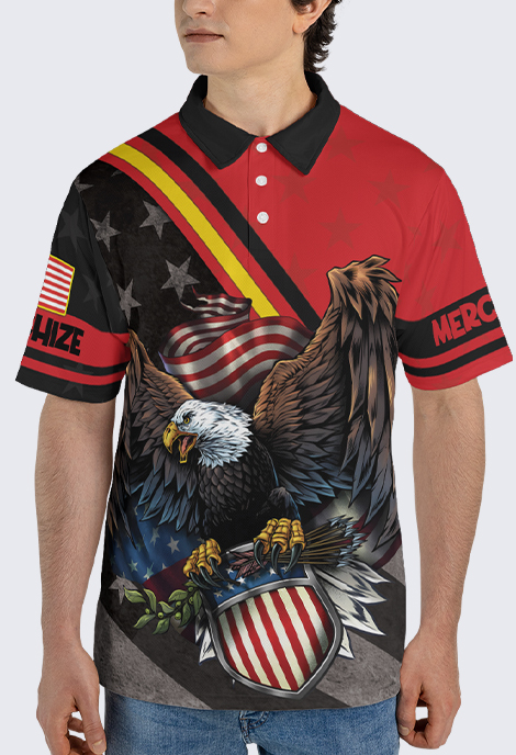 All-over Print Polo Shirt (Lightweight)