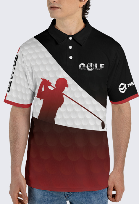 All-over Print Polo Shirt (Midweight)