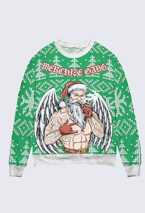 All-over Print Sweater (Midweight)