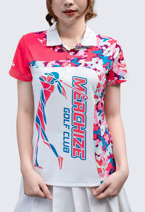 All-over Print Women's Polo Shirt (Lightweight)