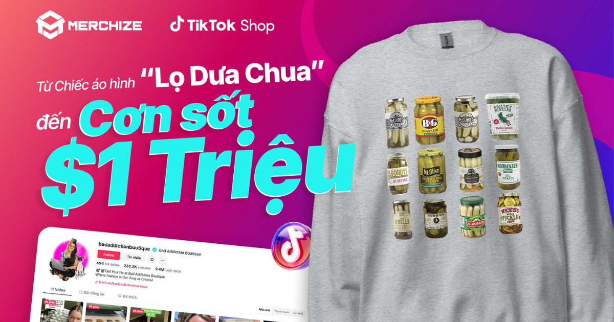 Pickle sweatshirt TikTok Shop Success Case study