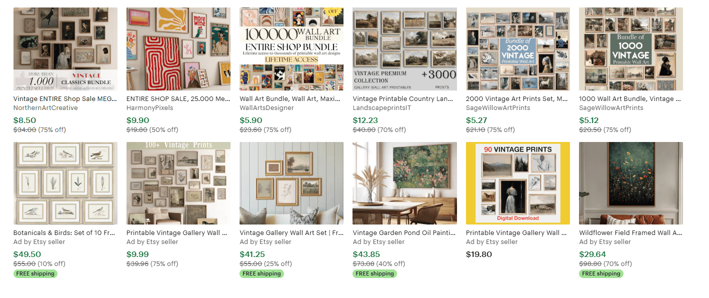 Digital art prints