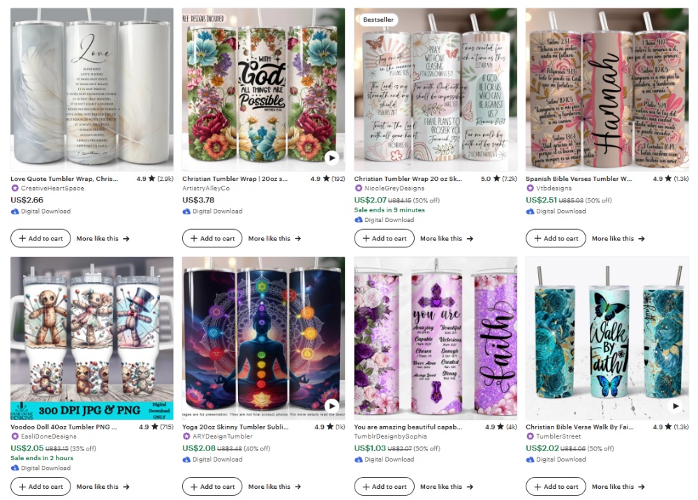 spiritual tumblers
